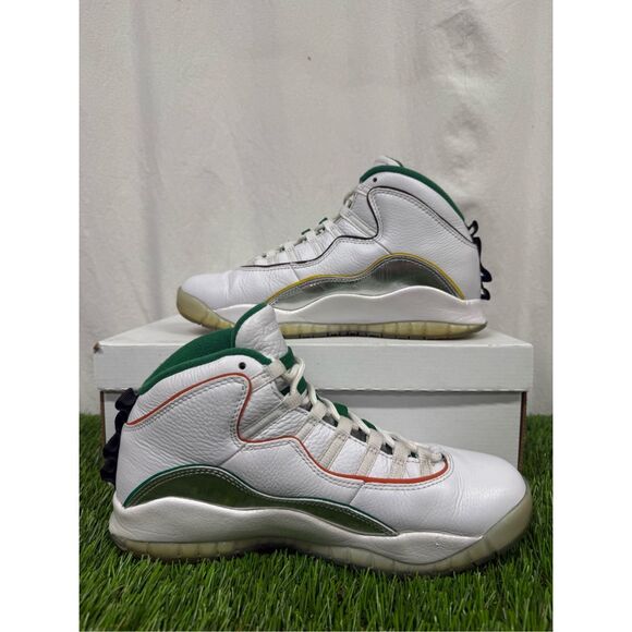 Air Jordan 10 Retro \'WINGS\' Basketball Shoes Sneakers Mens 8.5 - White CK4352-10 main image 5